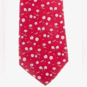 Ferragamo tie with sheep